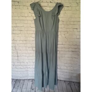 MSK Petite PM Blue Maxi Dress